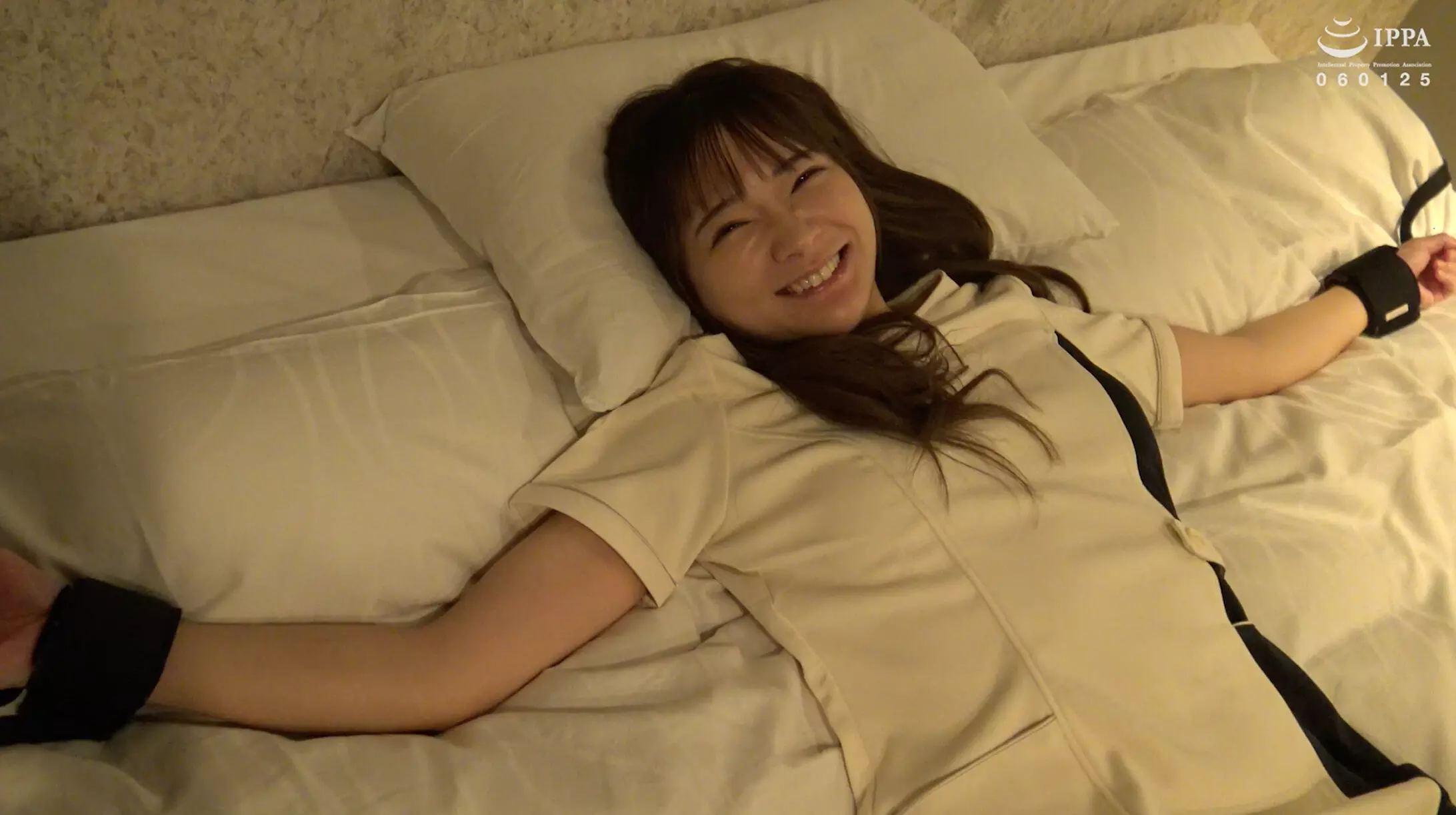 「h_1416ad01979 「【くすぐり】ベッド大の字拘束くすぐりコース」＜グリグランスVol.15＞ 一条みお」のサムネイル画像